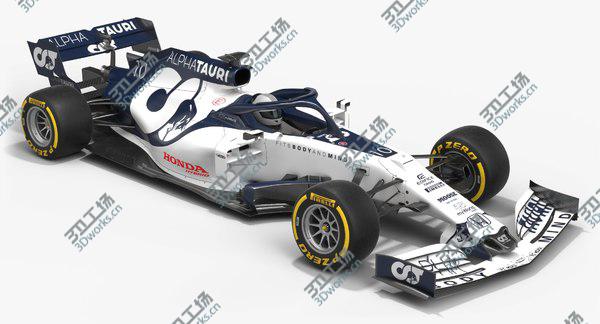 images/goods_img/20210312/3D Scuderia AlphaTauri F1 AT01 Formula 1 Season 2020 model/3.jpg